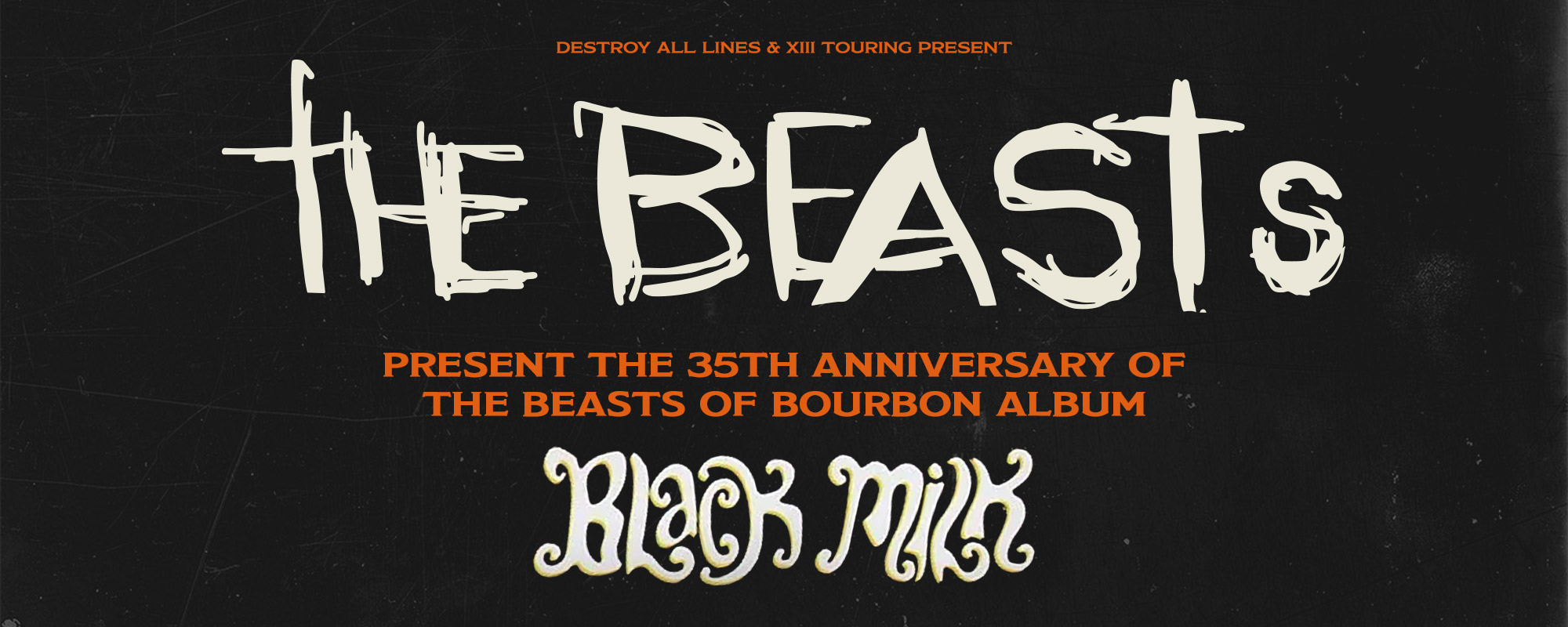 The Beasts Present The 35th Anniversary Of The Beasts Of Bourbon’s Album Black Milk